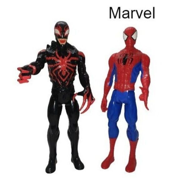 Marvel Other - Marvel Venom & Spider-man Action Figures 12" Maximum Venom Bundle